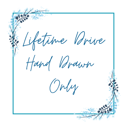 Life time Drive Hand Drawn Only (Seamless and PNG)