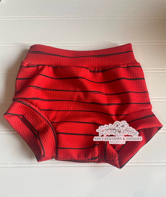 Red Coordinate Pooh Bummies