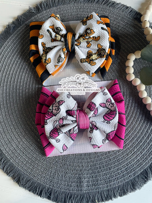 Tiger and piglet Double Layer- Headwrap