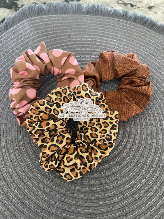 Cheetah Scrunchies- Bundle deals