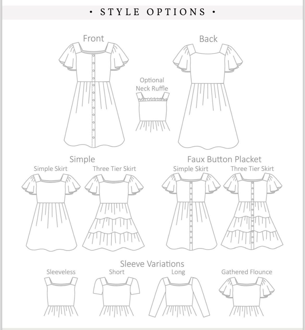 Laurel Dress (Kid Sizes)  - Custom