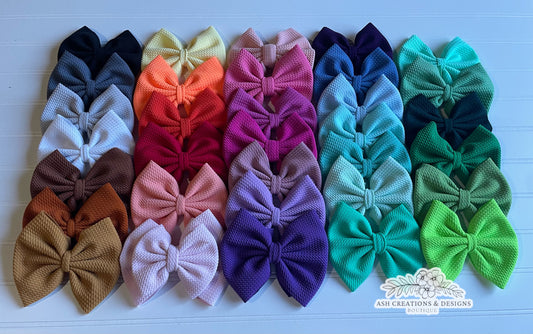 Whole sale Bows (Solids Only) Mystery Bundles