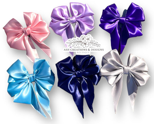 Mommy and Me Style Silk Ribbon bows