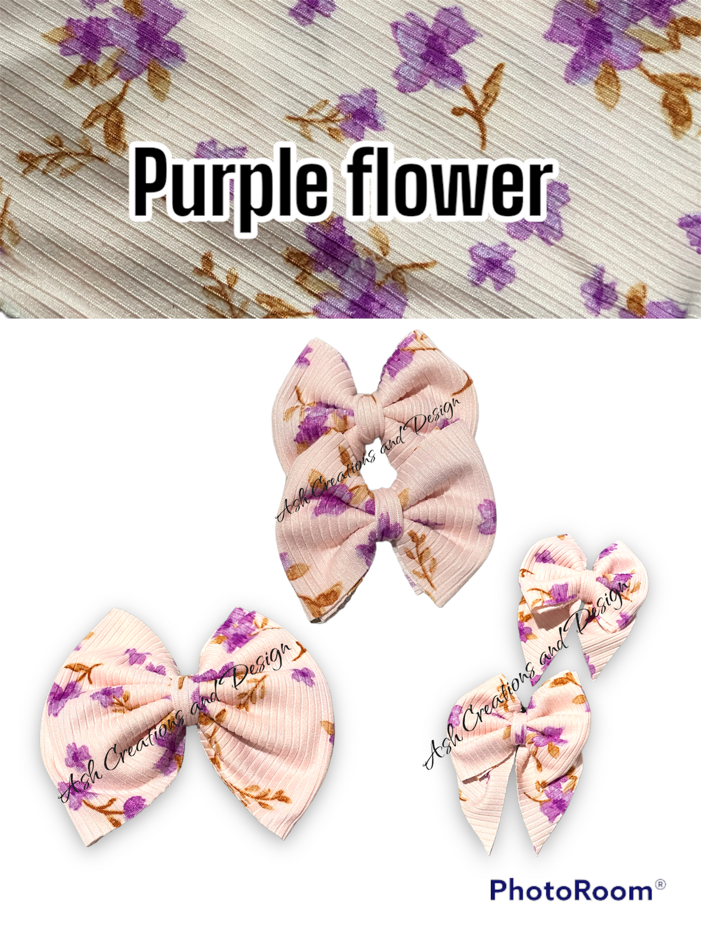 Rib Purple Flower