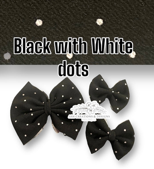 Black with White Dots