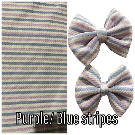 Purple/ blue stripes