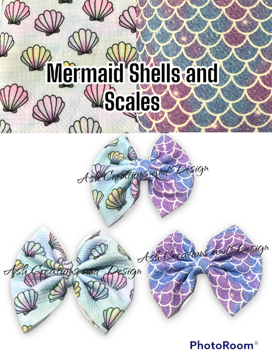 Mermaid shells and Scales